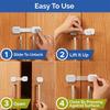 Baby Safety Lock Drawer Child Safety Cabinet Locks Adhesive Cabinet Drawer Door Latches Baby Safe Straps