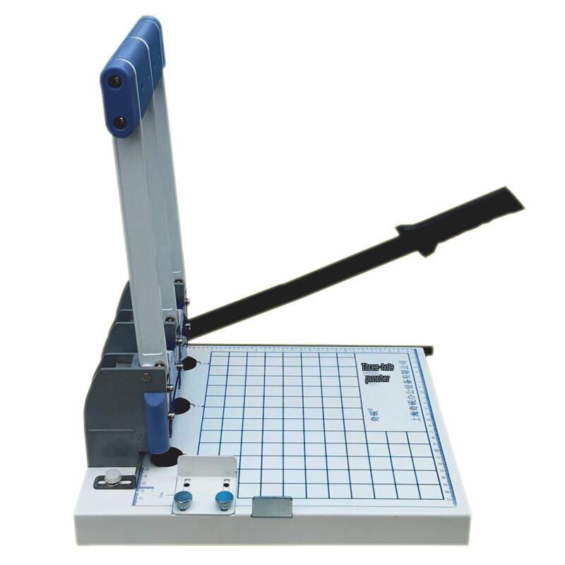 QIYAN Heavy-Duty 3-Hole Punch & Binding Machine CN plug (adapter included)