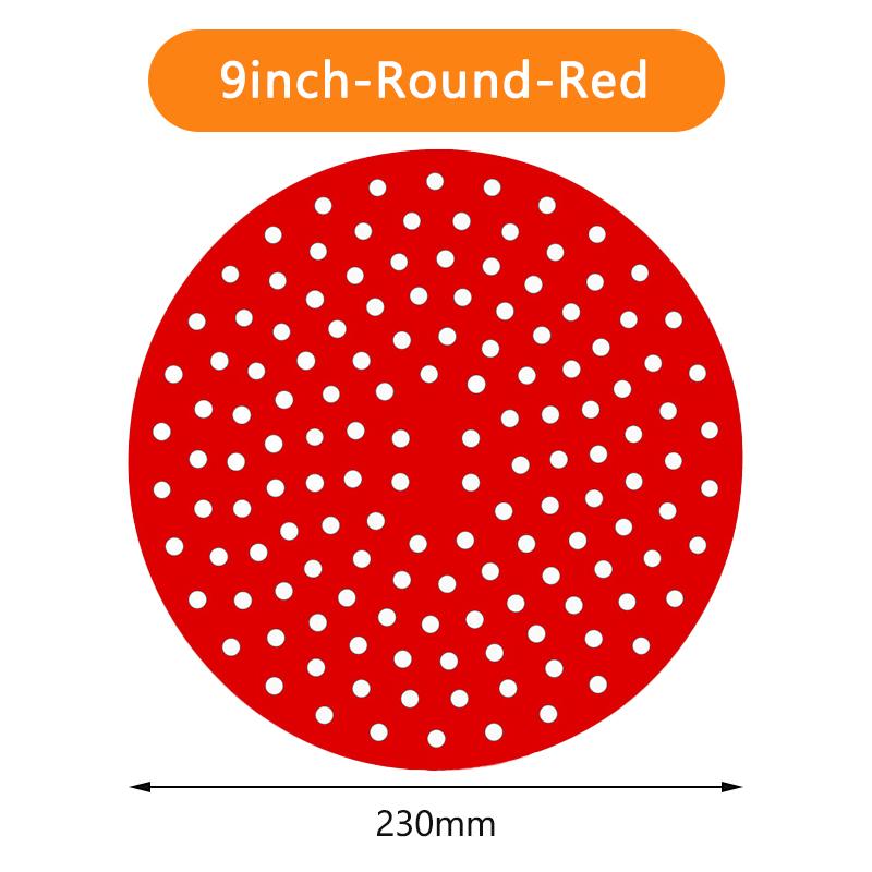 Căptușeli reutilizabile pentru friteură cu aer Tampă rotundă, pătrată, antiaderentă, accesoriu pentru friteuza cu aer, căptușeală de copt, pentru gătit, friteuza cu aer, de asemenea, hârtie de copt