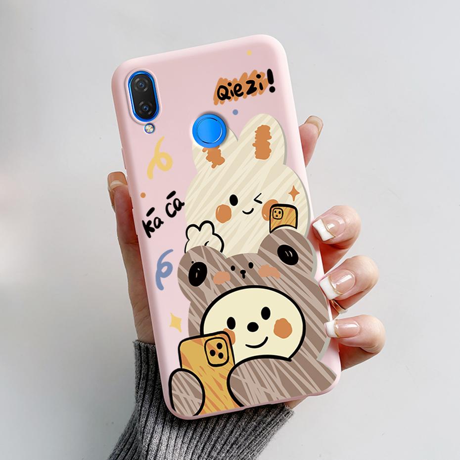 For Huawei Nova 3i Case INE-LX1 INE-LX2 Pandas Cover Soft Silicone Phone Case For Huawei P Smart Plus 2018 Nova3i Fundas Bumper