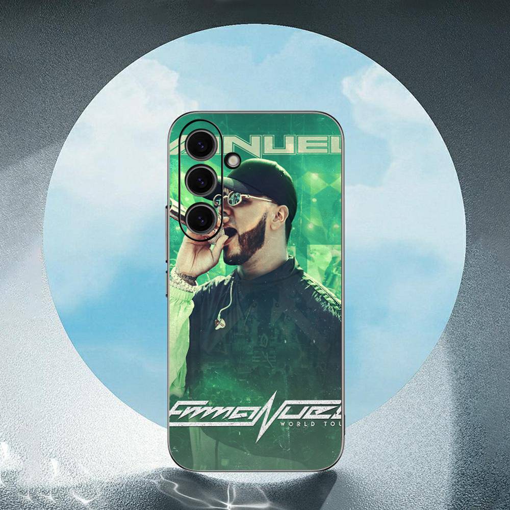 A-Anuel-L AA Luxury Black Phone Case For Samsung Galaxy S23 S24 S25 Ultra S22 Plus S21