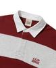 CGP Striped Rugby Sweatshirt_Dark Red