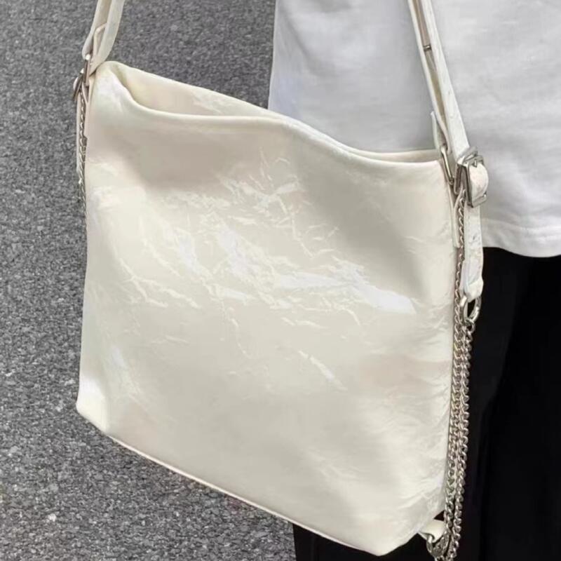 Women's Bags Tote Bags New Fashion Pink Shoulder Bags Niche Design Chain Bag Korean Leisure Versatile High Capacity Commuter Bag