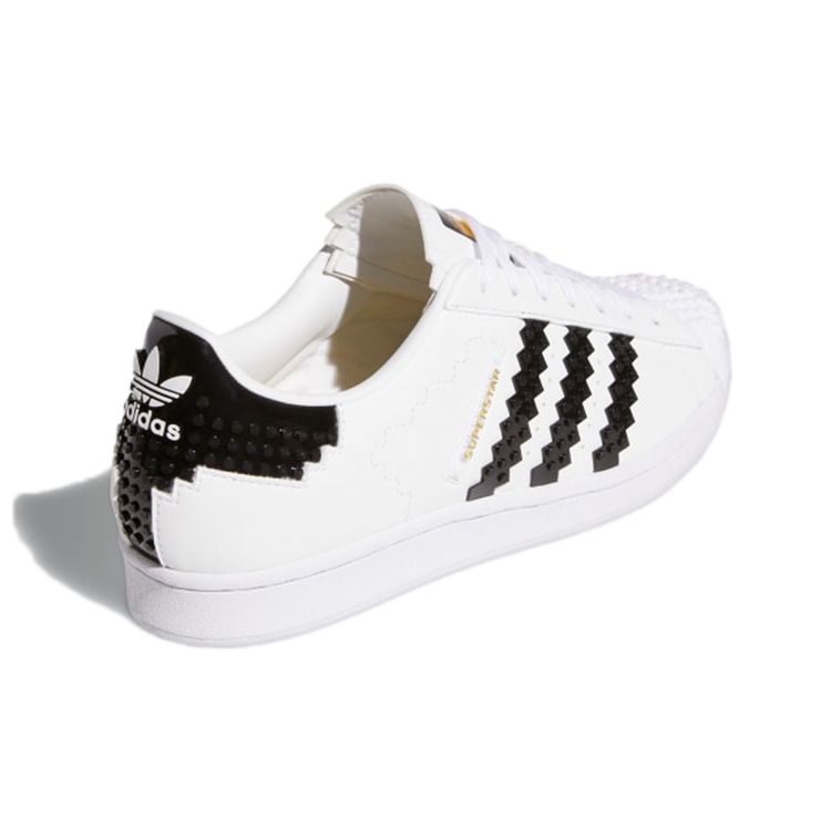 LEGO x adidas Superstar Płytki Bazowe Buty Unisex Biały Chmurny Biały Rdzeniowy Czarny GW5270