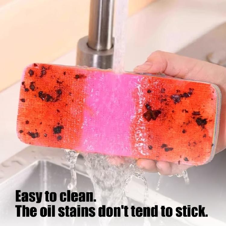 Super Absorbent Scrubbing Sponge Cloth For Oil Stain Removal And Surfaces Cleaning with Tear Off Design for Dishwashing