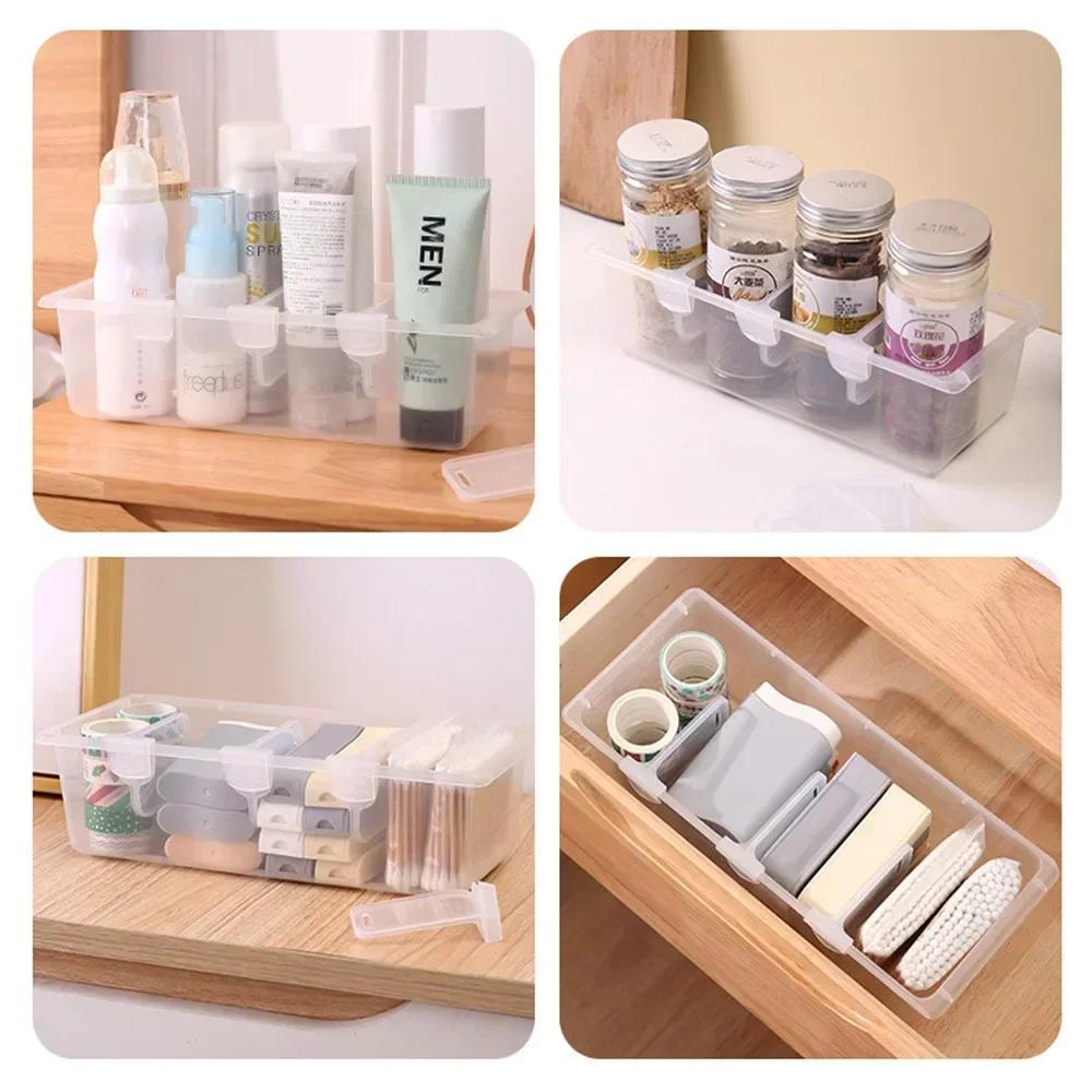 Refrigerator Organizer Shelf 4/6/8 Pieces Kitchen Items Shelves Organizers Storage Things for the Home Gadgets Organization