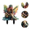 Fairy Garden Stake Decor Elf Decoration,Outdoor Accessories Acrylic 2D