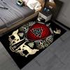 Norse mythology symbol and animals carpet Yoga living room room decor children's crawling mat doormat area rug games mat
