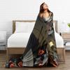 Coperte Droni Assassini Commedia Nera Fantascienza Peluche Fantastica Coperta da Divano/Letto Traspirante per Primavera Autunno,