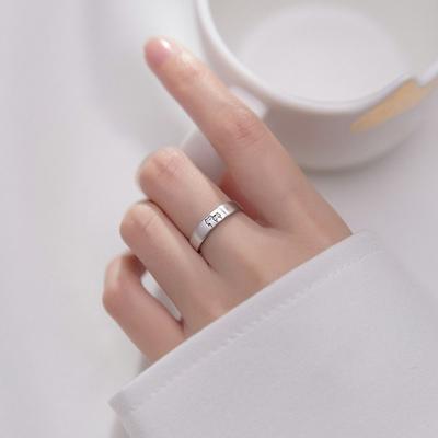 Trendy Kitten Lovely Romantic Silver Jewlery Cat Finger Ring Couple Open Rings Kroean Ring