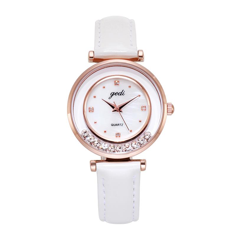 CQ369 Flowing rhinestone Women watch waterproof student watch light luxury quartz watch clock giftwatches for woman