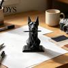 Sophisticated Desk Decor Doberman Dog Shape Pen Holder, Creative Plastic Stationery Organizer, Cool Office Supplies 3D Print Desktop Decoration,