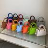 Bag Women Bag Fashion Handbag Textured Shoulder Bag Versatile Westernized Small Square Bag