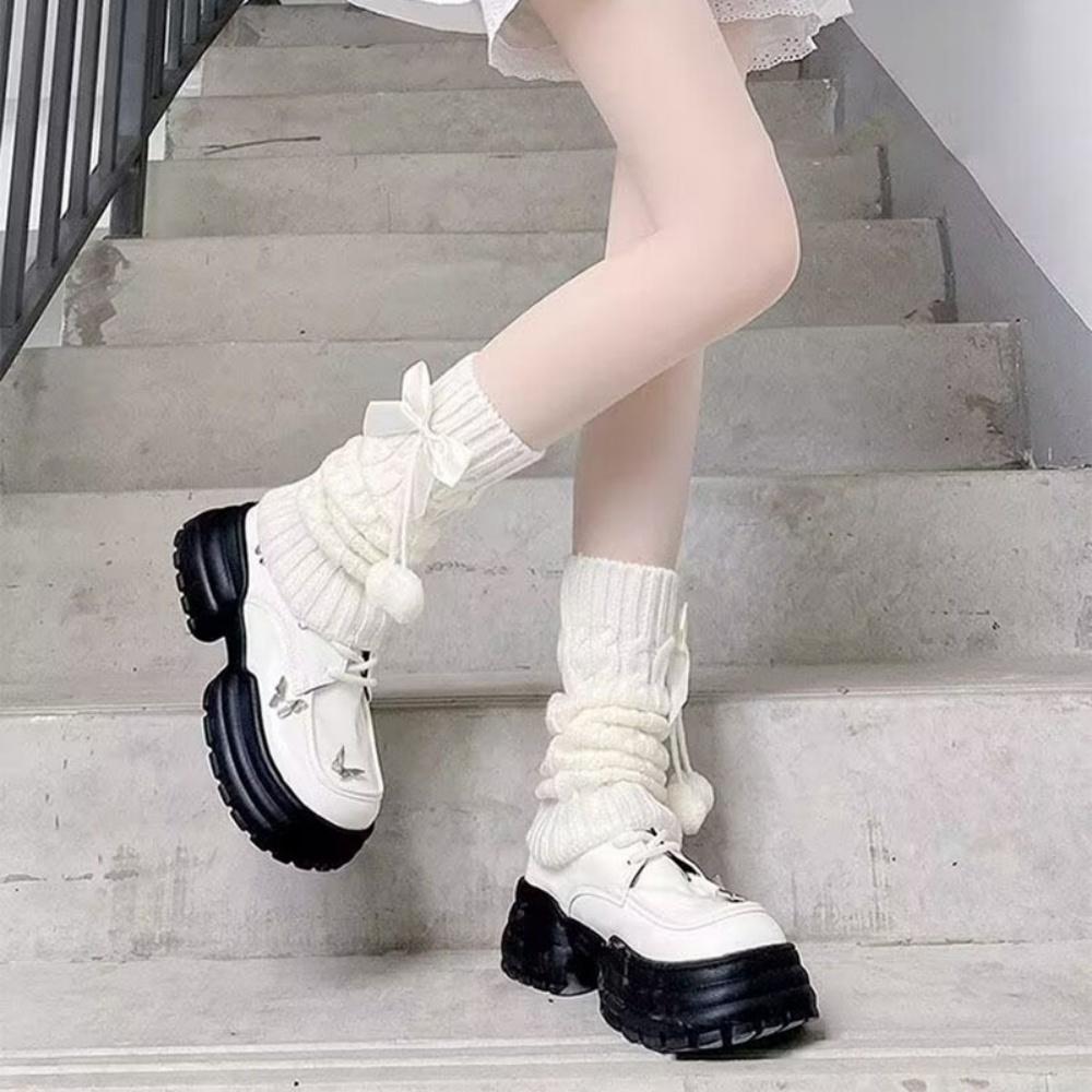 Leg Sleeves Sweet Warm Leg Socks Boot Cuffs Warm Knee High Socks For Fashion Accessories Daily Wear Outdoor Activities