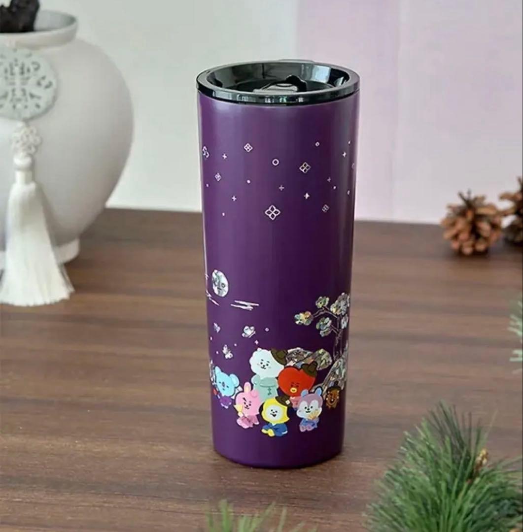 [USED] Korea Exclusive BT21 PREMIUM-K Stainless Steel Tumbler Insulated Mug - BTS