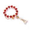 Antique Agate Red Freshwater Pearl Bracelet. Fashion Women Daily Jewelry Lucky Gift