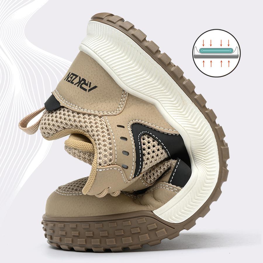 Uomo Donna Scarpe antinfortunistiche con punta in acciaio Pulsante rotante Scarpe da lavoro a prova di foratura Scarpe da sicurezza traspiranti anti-sfondamento Anti-pugnalata