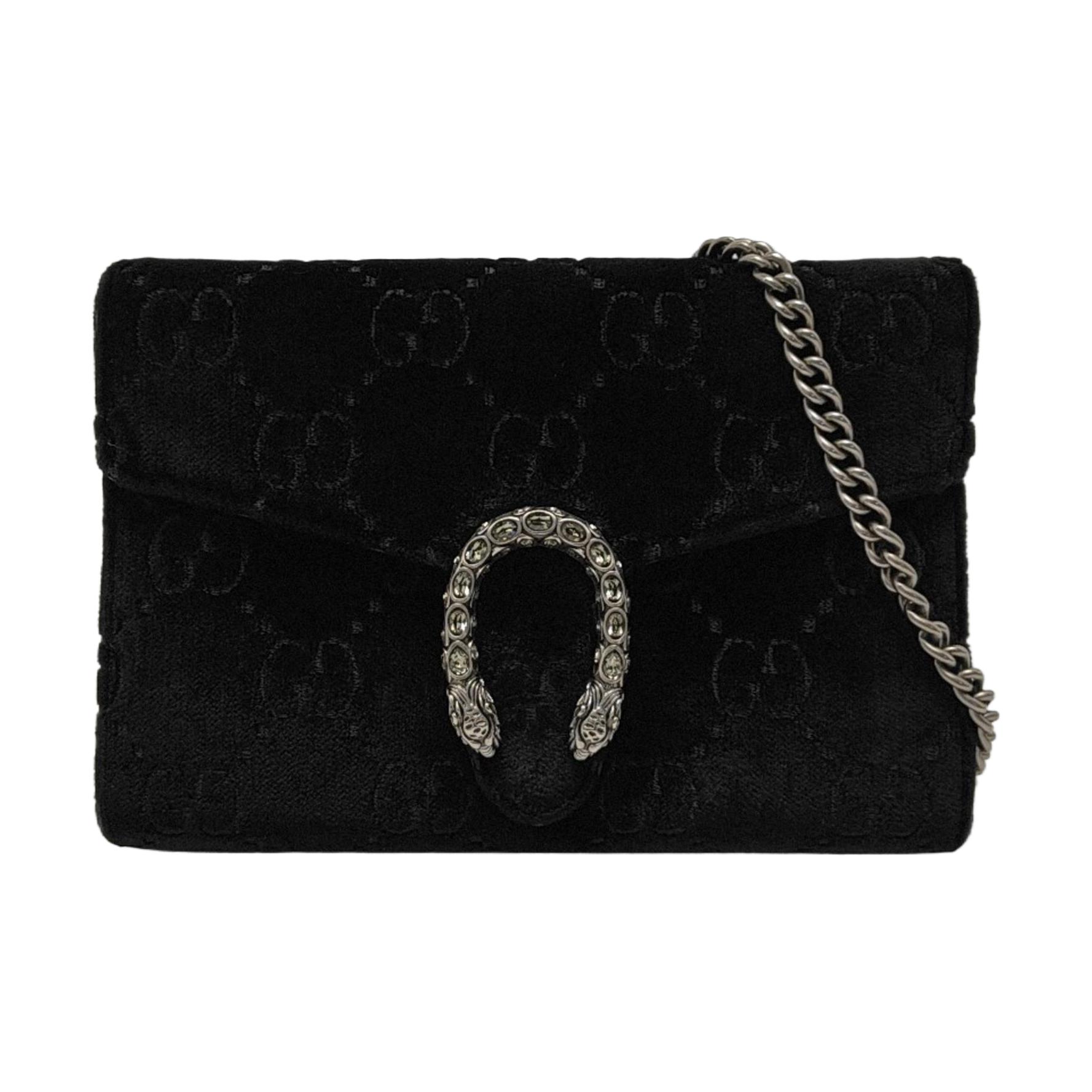 [Pre-Owned] Gucci Dionysus Velvet Shoulder Bag