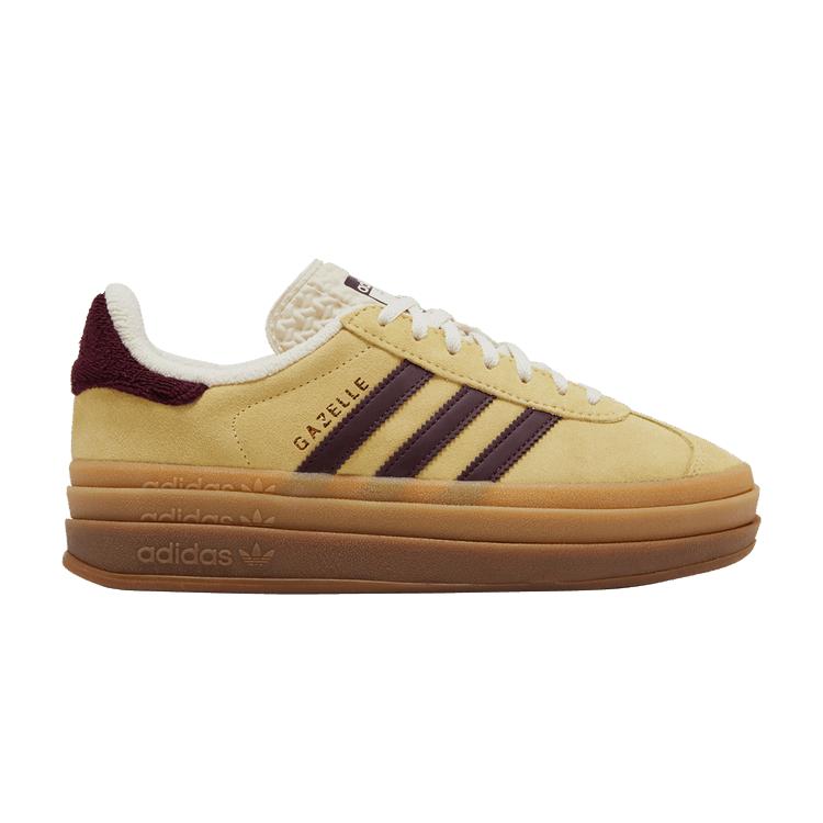 adidas Gazelle Bold Almost Yellow Maroon (Women s) 40