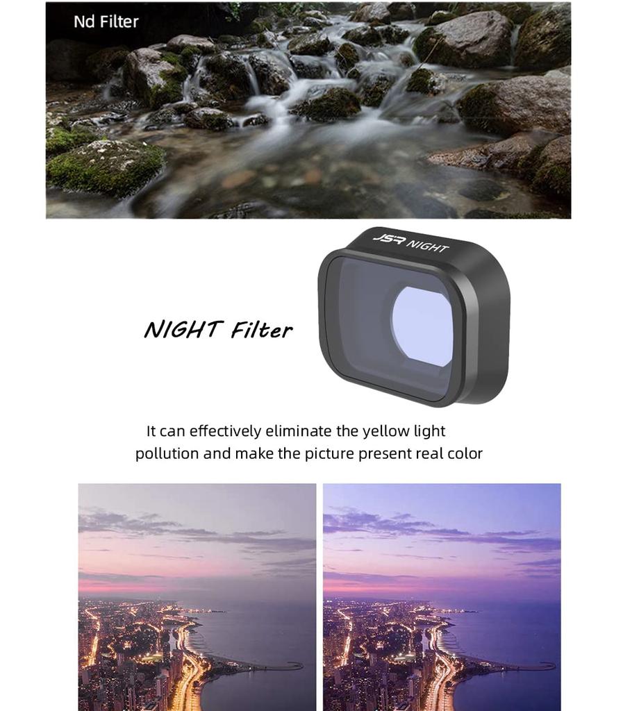 Fenmic DJI Mini 3 Pro Lens Filters (ND8+ND16+ND32+ND64)