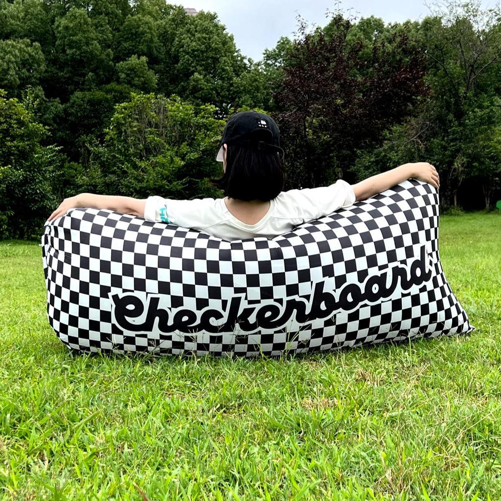 Portable Inflatable Sofa Bed for Outdoor Camping & Beach Lounging