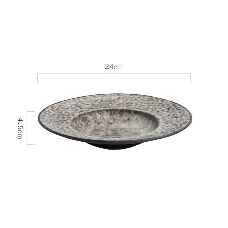 

Керамическая креативная обеденная тарелка Ресторанная тарелка для толстого супа Тарелка для пасты Десертное блюдо Тарелки для закусок Тарелки для суши Специальная столовая посуда