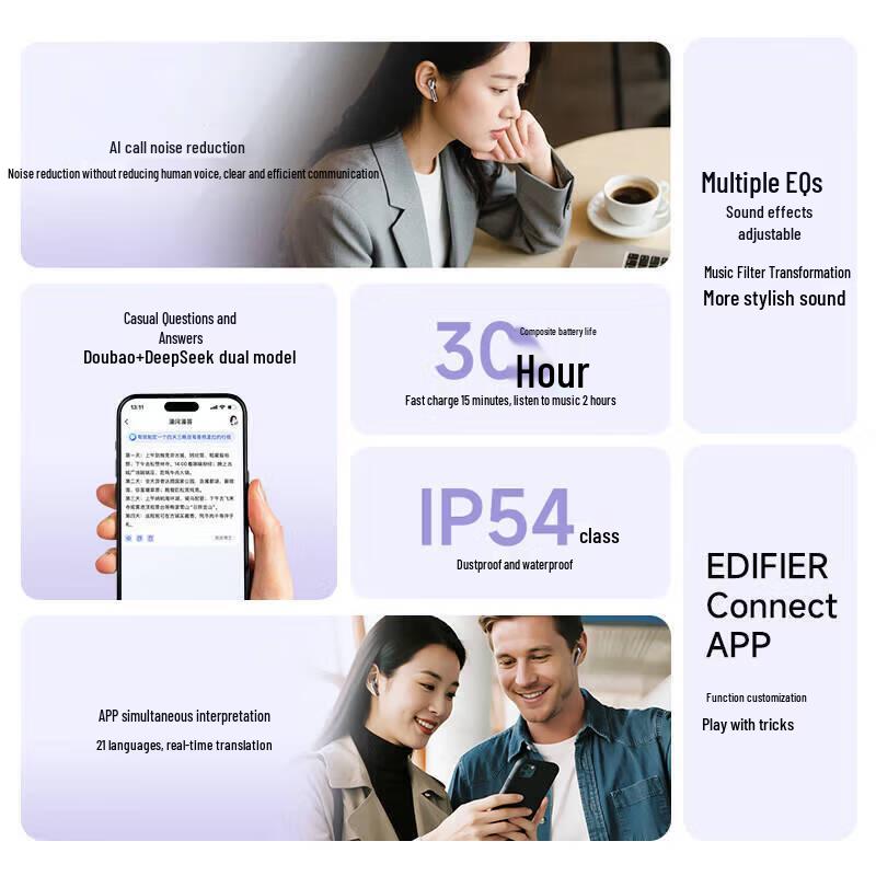 EDIFIER Lolli Air True Wireless Bluetooth Earbuds