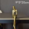 Luxury Gold Abstract Figure Sculpture Home Decoration Office Wine Cabinet Living Room Decor Resin Beautiful Woman Sculpture, 1Pc