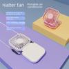 Compact Folding Desktop & Handheld Silent Mini Fan with Neck Strap for Dorms and Students