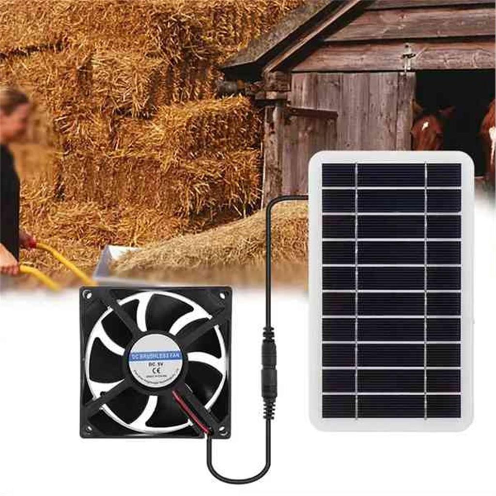 BHBL 30W Solar Panel Powered Exhaust Roof Fan for Attic,Van, Pet - Air Ventilation & Cooling System for Kitchens,Greenhouses