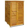Vidaxl Trash Can Cover, 70X89X117 Cm, Solid Acacia Wood