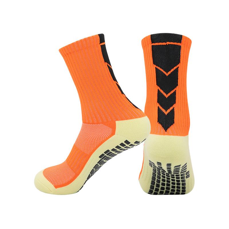 Temu Abriebfeste Socken mit Handtuchsohle Rutschfest für Laufen Sport Dämpfung Schweißabsorbierend Atmungsaktiv Dosiert Rutschfeste Fußballsocken