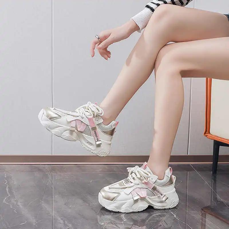 Fashion Normal Leather Thin Heel Womans Sports Skateboarding Shoes Mules Sneakers 46 Tenis New Fast Pro Offers Funny Best Selling