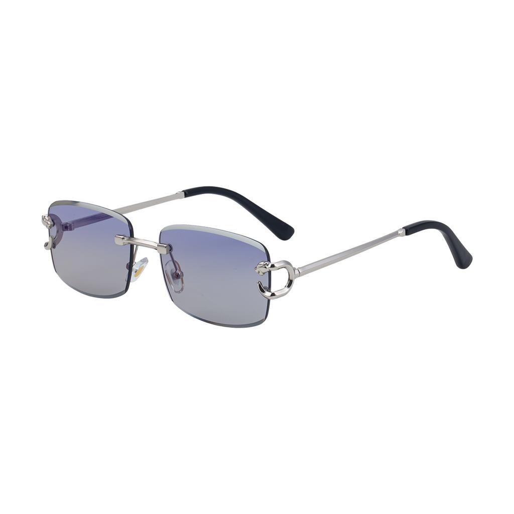 JYL TS Men's Retro Rimless Leopard - Outdoor Driving Sun-Protective Shades WF-5G228