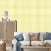 Geometric Rhombus Wallpaper Cream, White and Yellow 50x1000
