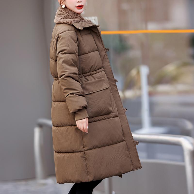 Women's Winter Coat Plus Size Fashion Thick Warm Long Warm Parkas Female Overcoat