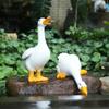 Duck Statues Landscape Ornament - Farm Animal Simulation Model Statue Toy, Chicken Duck Goose Figurine Sculpture, Home Decor
