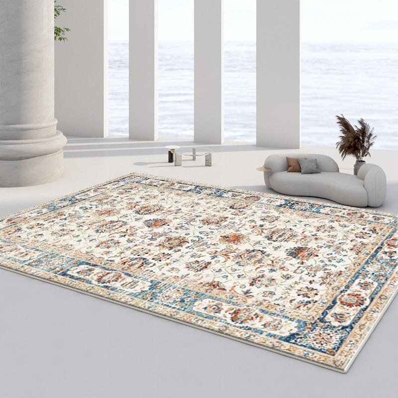 Retro Europe Persia Style Stripe Carpet Living Room Sofa Bedroom Bedside Kitchen Entrance Door Rug Non-slip Home Decor Mat