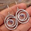 Women Earring, Silver Jewelry, Handmade Earring, Gemstone Jewelry, Amethyst Earring