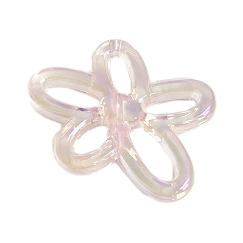 5 Color 24.5mm Irregular Small Flower Charm Pendants for Women DIY Colorful Flower Jewelry Necklaces Making Findings