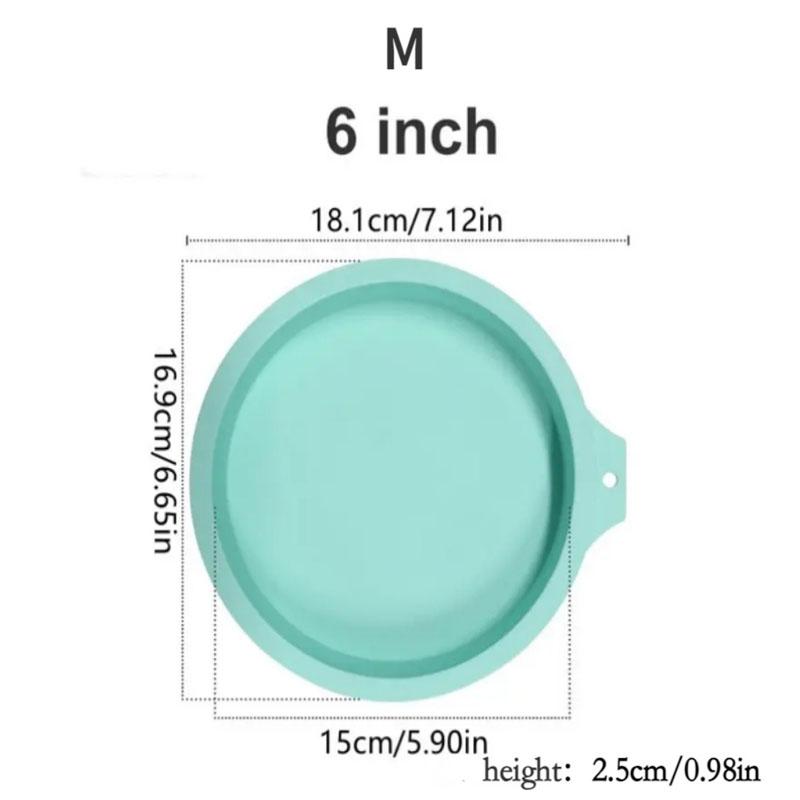 4/6/8 Inch Round Silicone Layer Cake Mould Silicone Mousse Cake Mold Layered Cake Round Shape Mold Cake Baking Tool Kitchen Tool