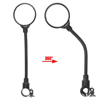 1ks Dlouhé zpětné zrcátko na řídítka jízdního kola 360° pro horské silniční kolo motocykl ohebná hadice nastavitelné levé pravé zrcátko
