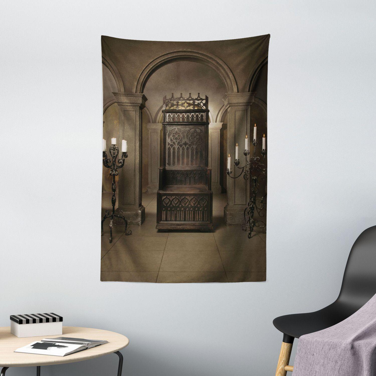 Tapestry Gothic Renaissance Castle of the King 75x100 чёрный