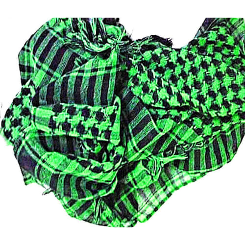 ARB-KFY Afghan Stole, Shemagh, Neck Scarf, Face Mask, Airsoft Gear, 100% Cotton (OD)