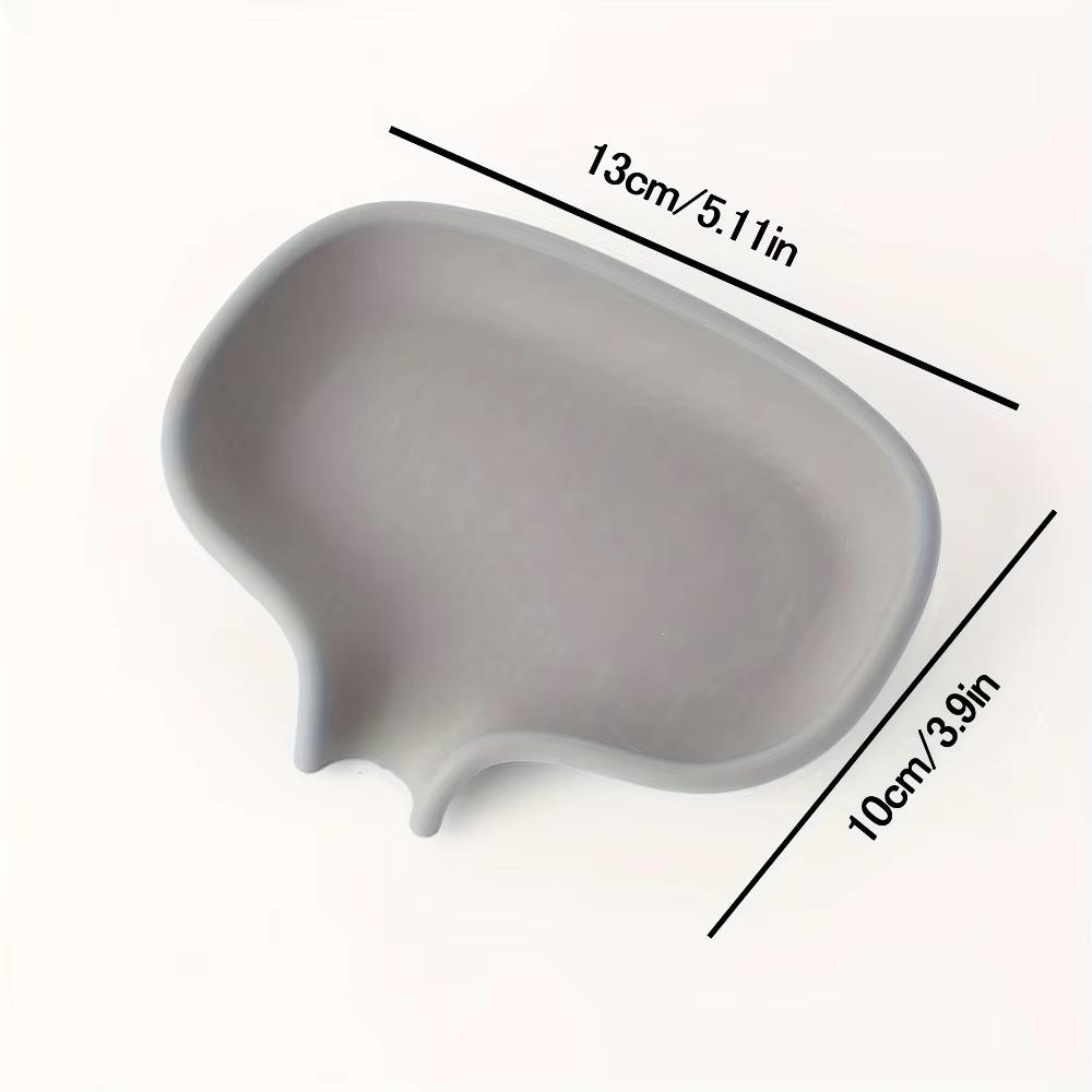 1 st Minimalistisk Rektangulär Tvålfat med Avrinning Badrumstvålhållare Modern och Hållbar Tvålförvaring Badrumstillbehör