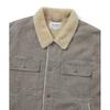 Thisisneverthat Sherpa Lined Corduroy Trucker Jacket Grey