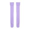 Men Glossy See-through Stockings Thin Shiny Solid Color Stretchy Sheer Thigh High Socks