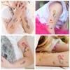 Children's Cartoon Mermaid Tattoo Sticker Pink Princess Waterproof Cute Fun Disposable Bonus Sticker