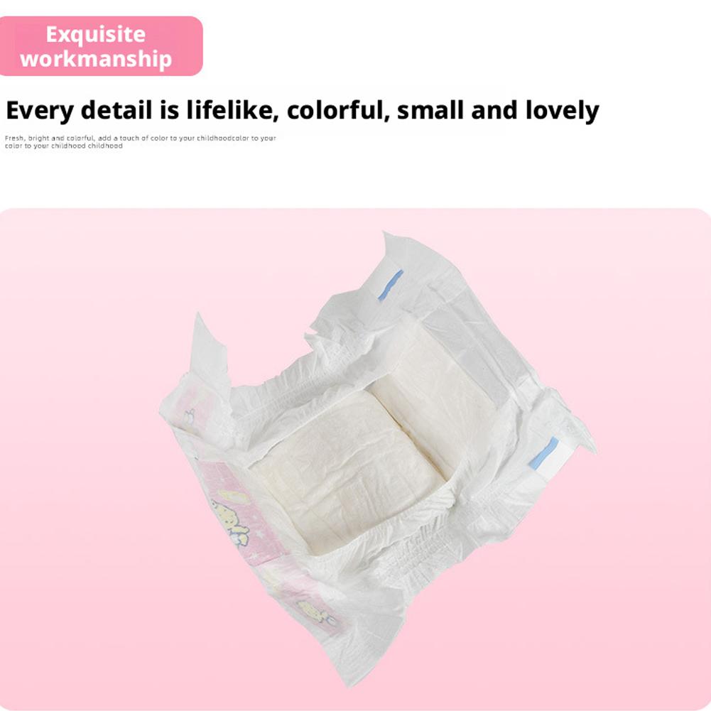 10Pcs Baby Dolls Diapers Pants Wear for 14-18 Inch Baby Dolls and Other Similar Dolls 43cm Baby Born Doll Underwear Doll Bibs