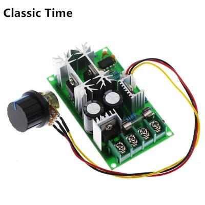 DC10-60V DC motor hız regülatörü 12V 24V 36V 48V Yüksek güç sürücü modülü PWM denetleyici 20A akım regülatörü